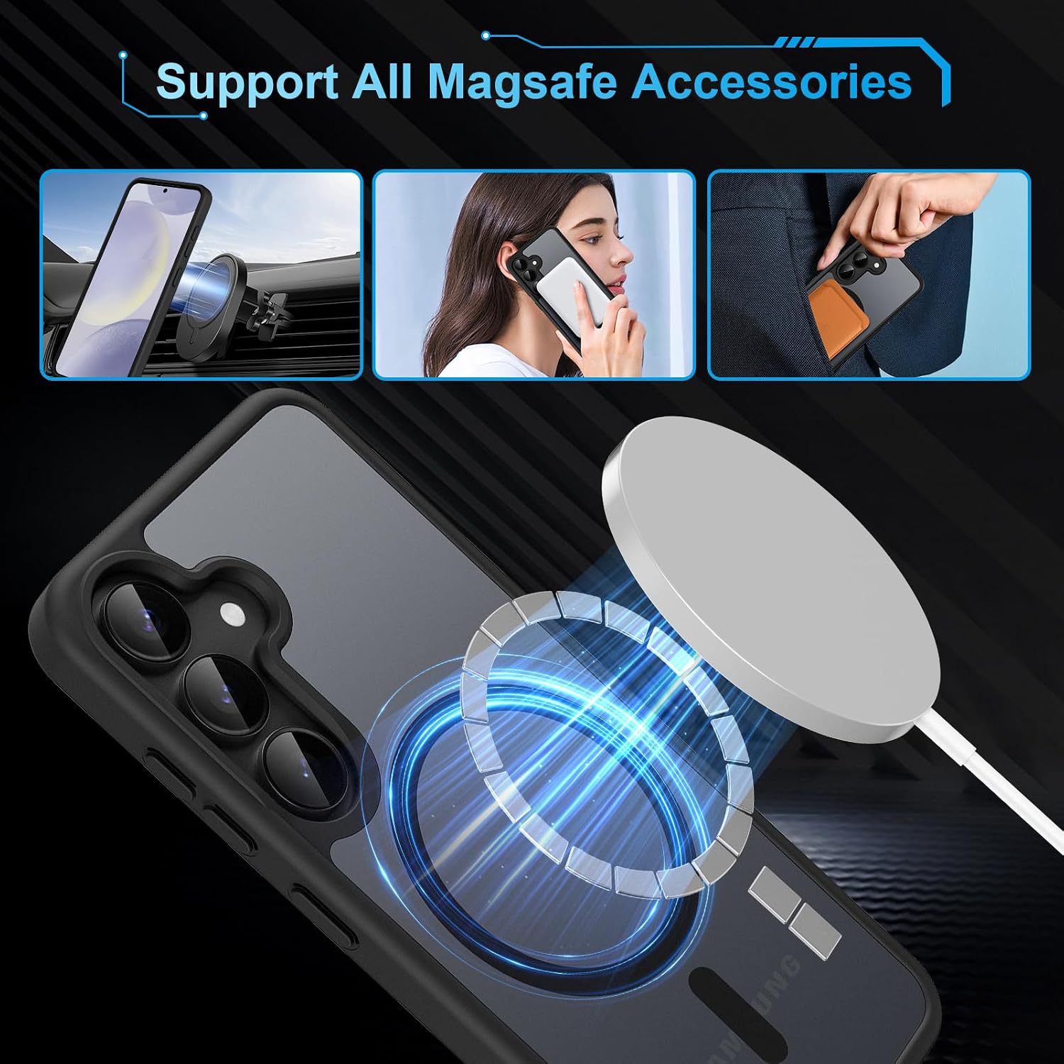 Samsung Galaxy S25 / S24 MagSafe Case | Magnetic Matte Cover