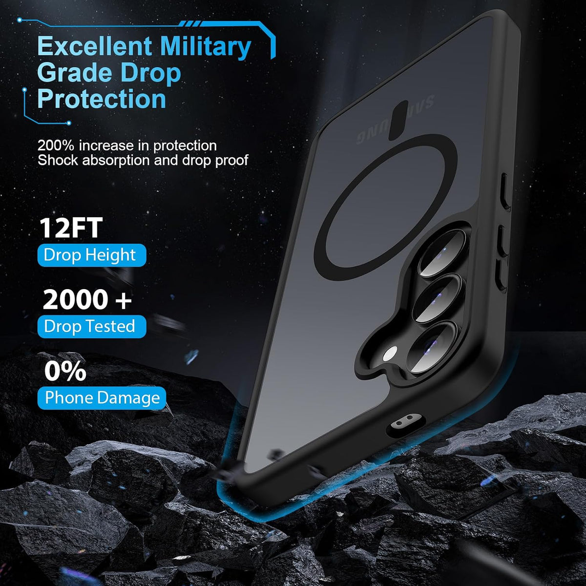 Samsung Galaxy S25 / S24 MagSafe Case | Magnetic Matte Cover