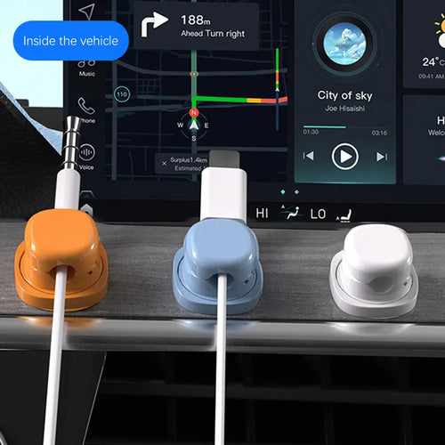 3 Pack Cord Organiser Holder Adjustable Cord Holder For Under Desk Cable Management For Desktop Nightstand Office Living Room