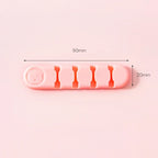 Silicone Desktop Cable Organiser Fixer Data Cable Organizer Fixed Headphone Cable Clip Wire Organizer Gods of Cable Management